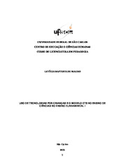 Uso de tecnologias por crianças e o Modelo CTS no ensino de ciências no  Ensino Fundamental I